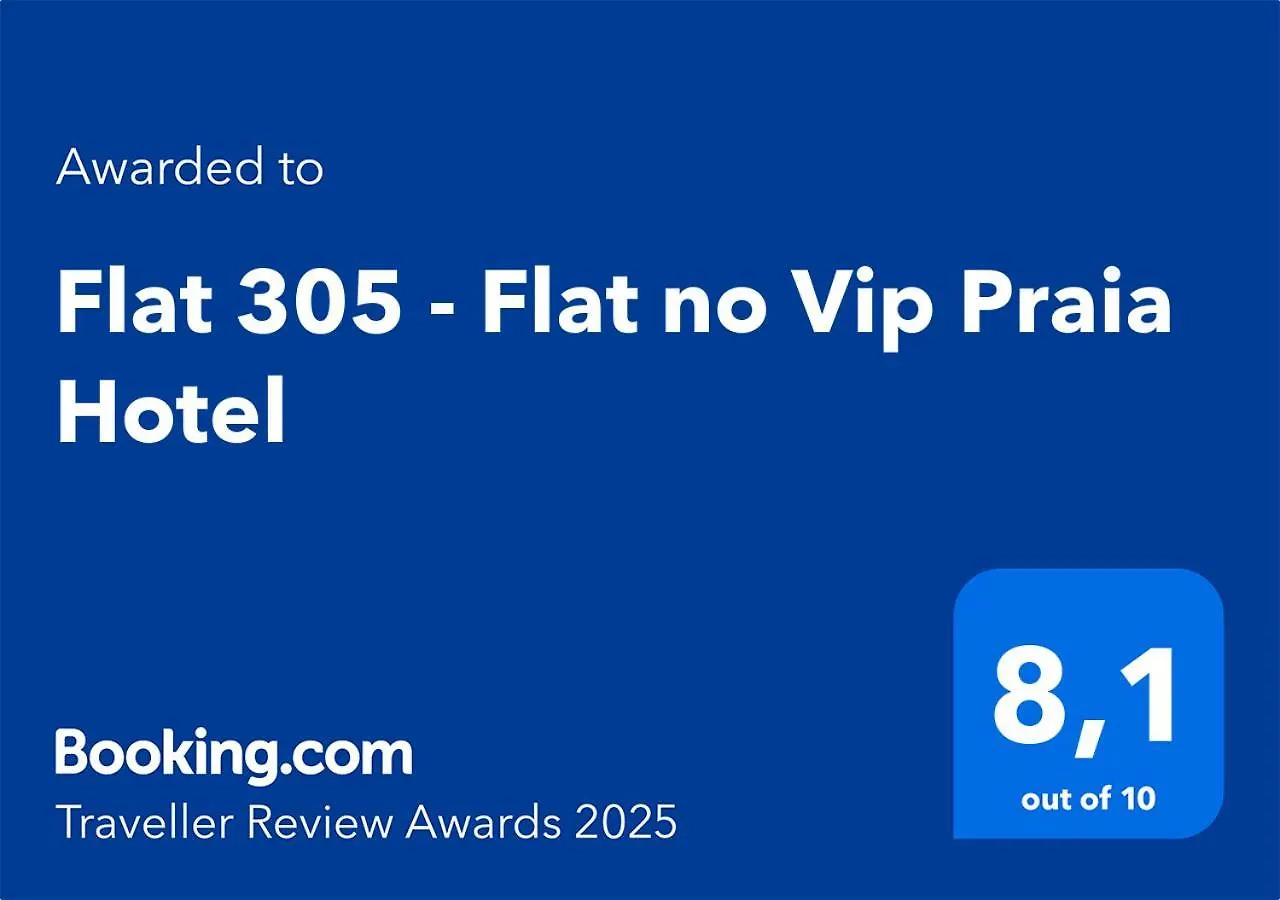 Flat 305 - Flat No Vip Praia Hotel Natal Brazylia